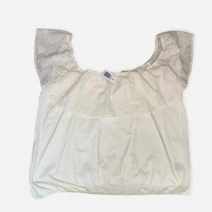 Torrid Pristine Off the Shoulder Eyelet Top Size 5X Plus NWT